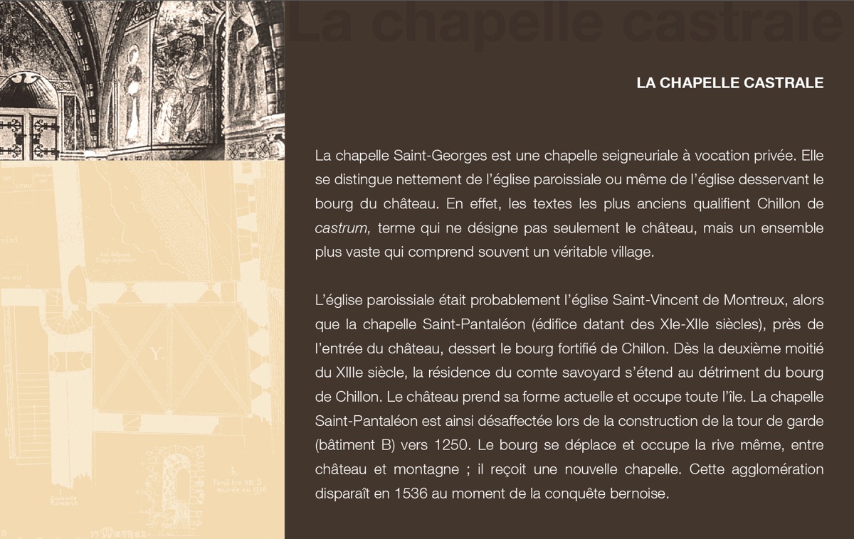 CHILLON | Chapelle - Histoire